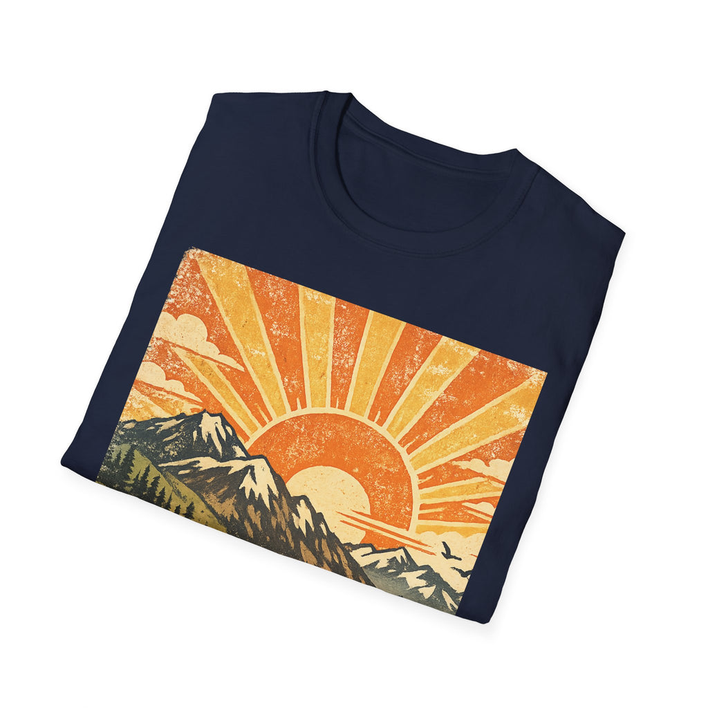 Vintage Sunrise Mountain T-Shirt