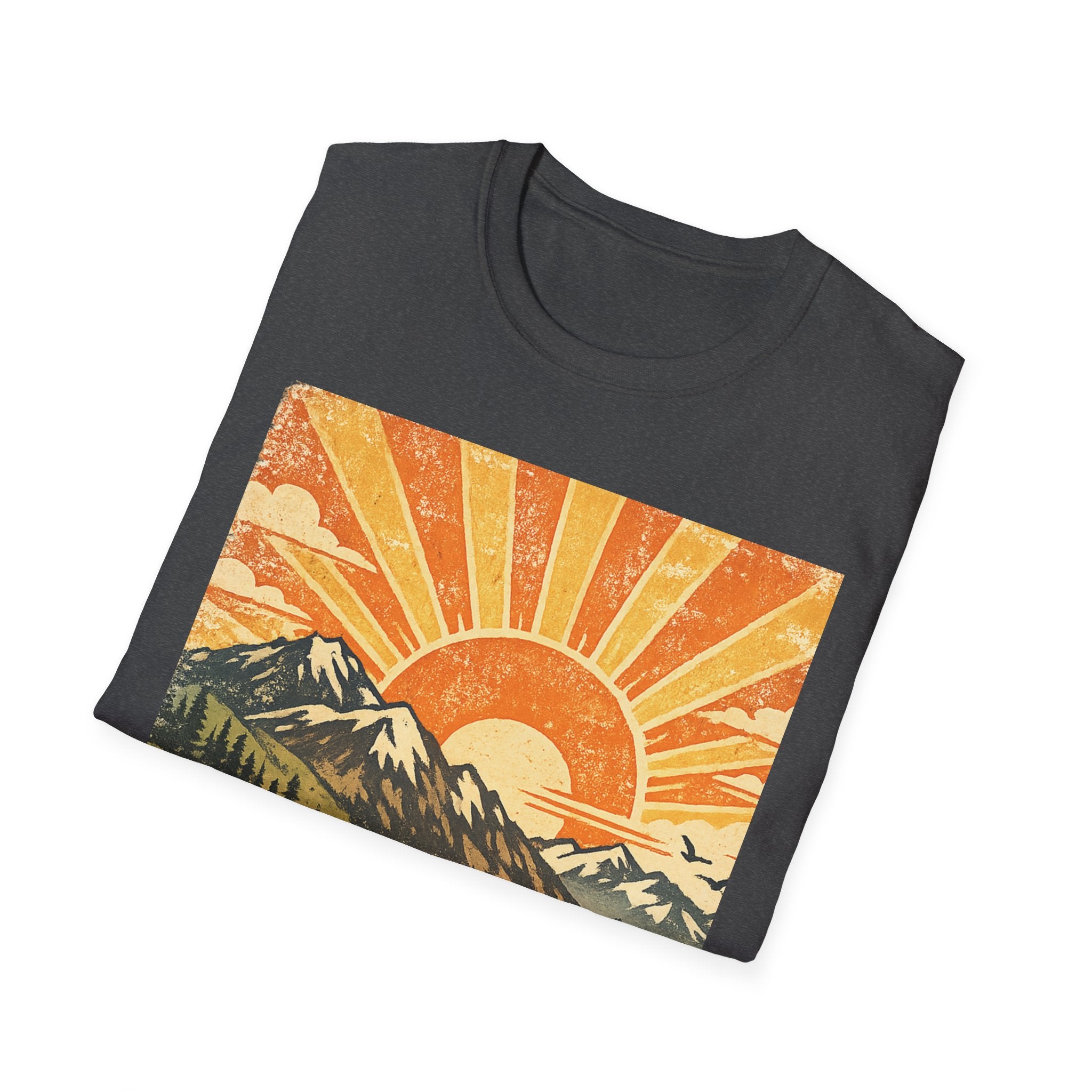 Vintage Sunrise Mountain T-Shirt