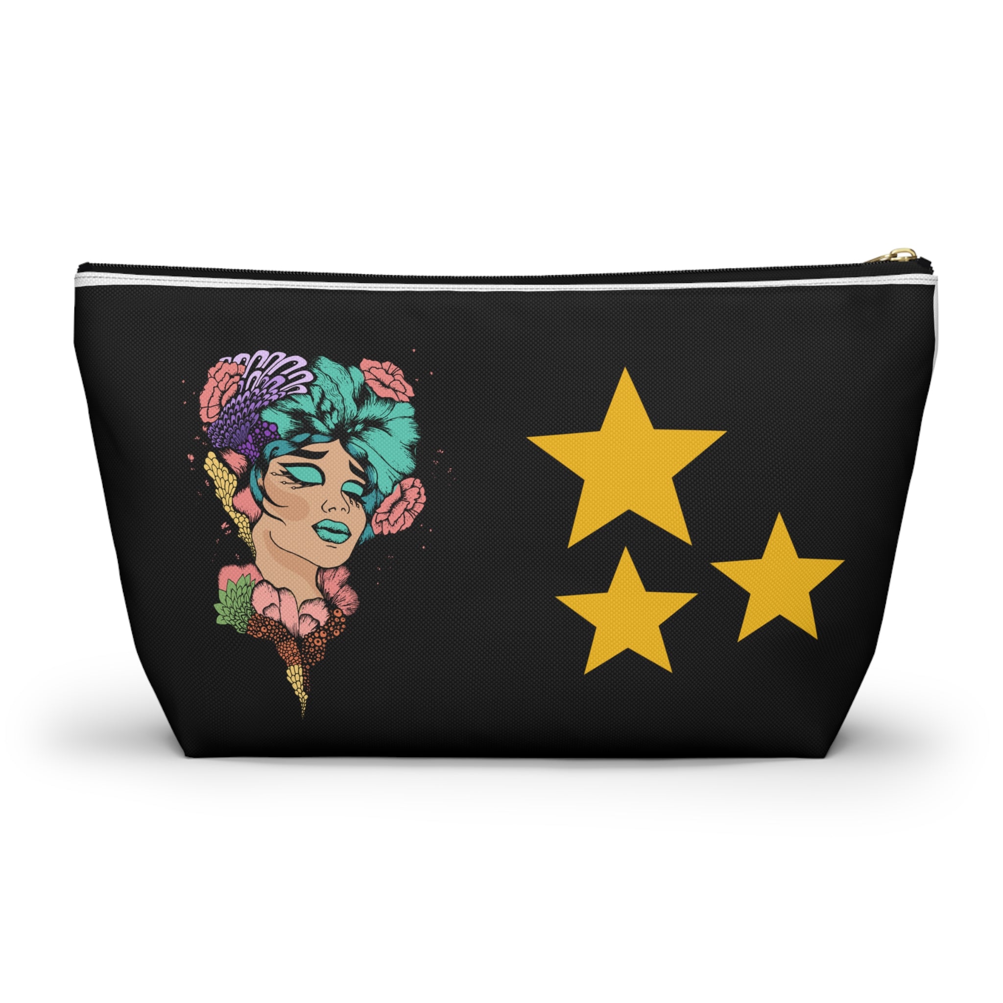 Accessory Pouch — Wild Hearts Co. Tropical Star Travel Makeup Bag