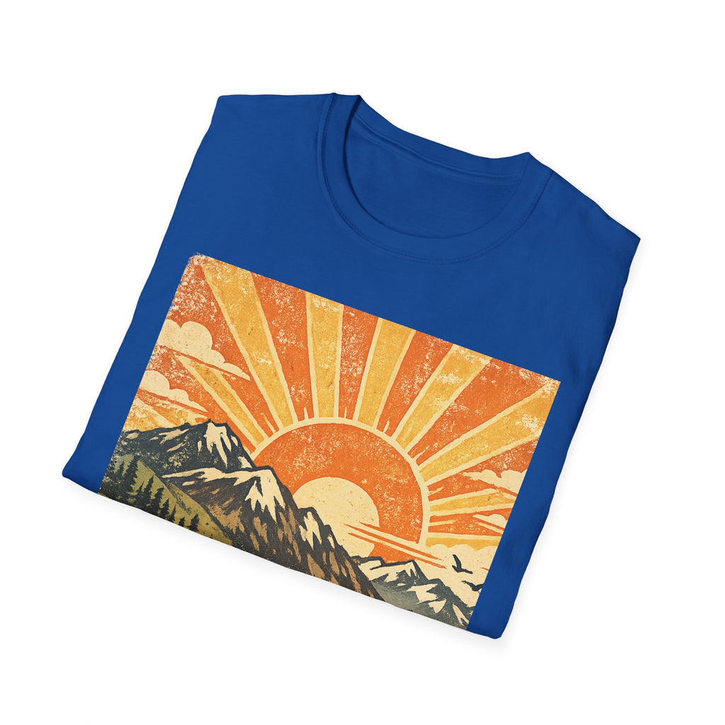 Vintage Sunrise Mountain T-Shirt