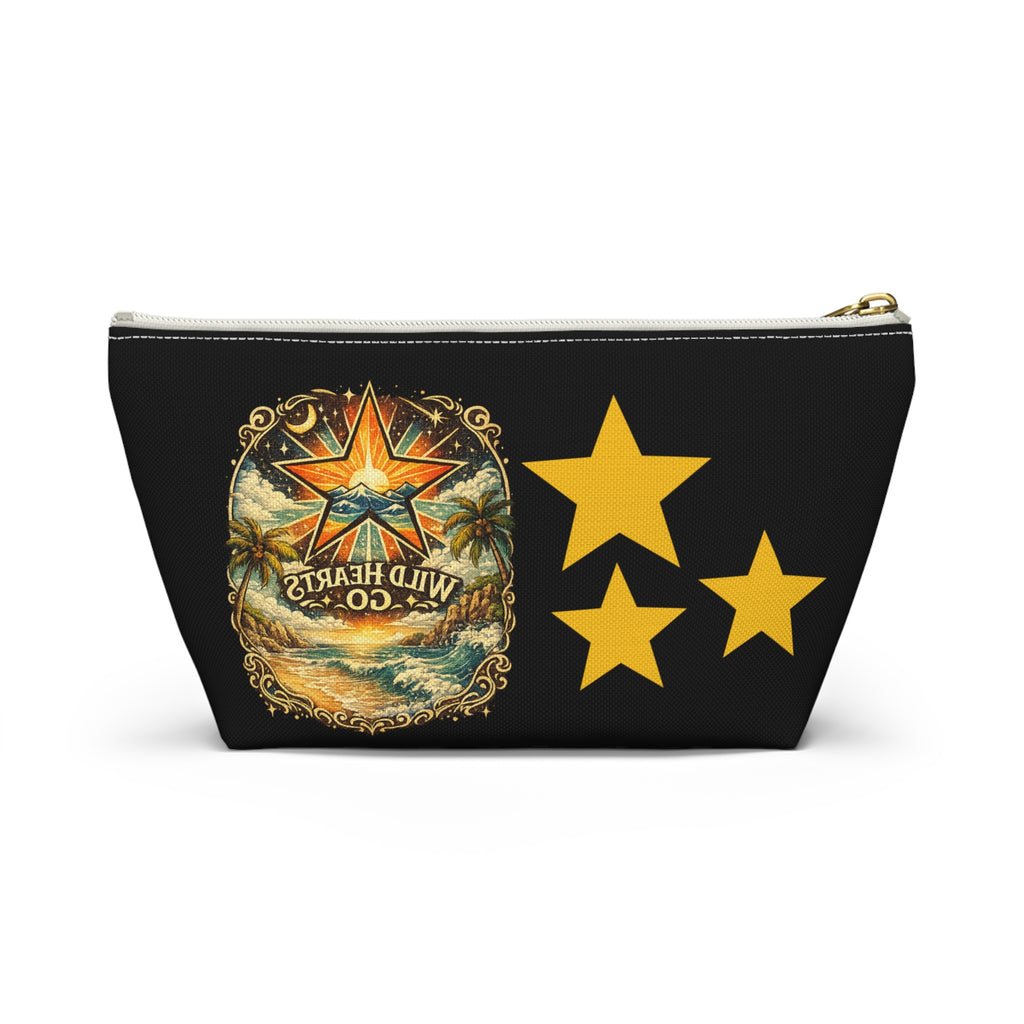 Accessory Pouch — Wild Hearts Co. Tropical Star Travel Makeup Bag