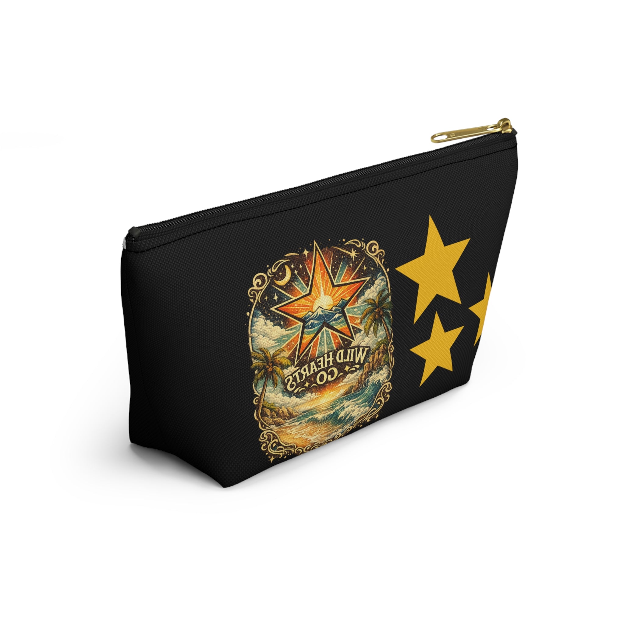 Accessory Pouch — Wild Hearts Co. Tropical Star Travel Makeup Bag