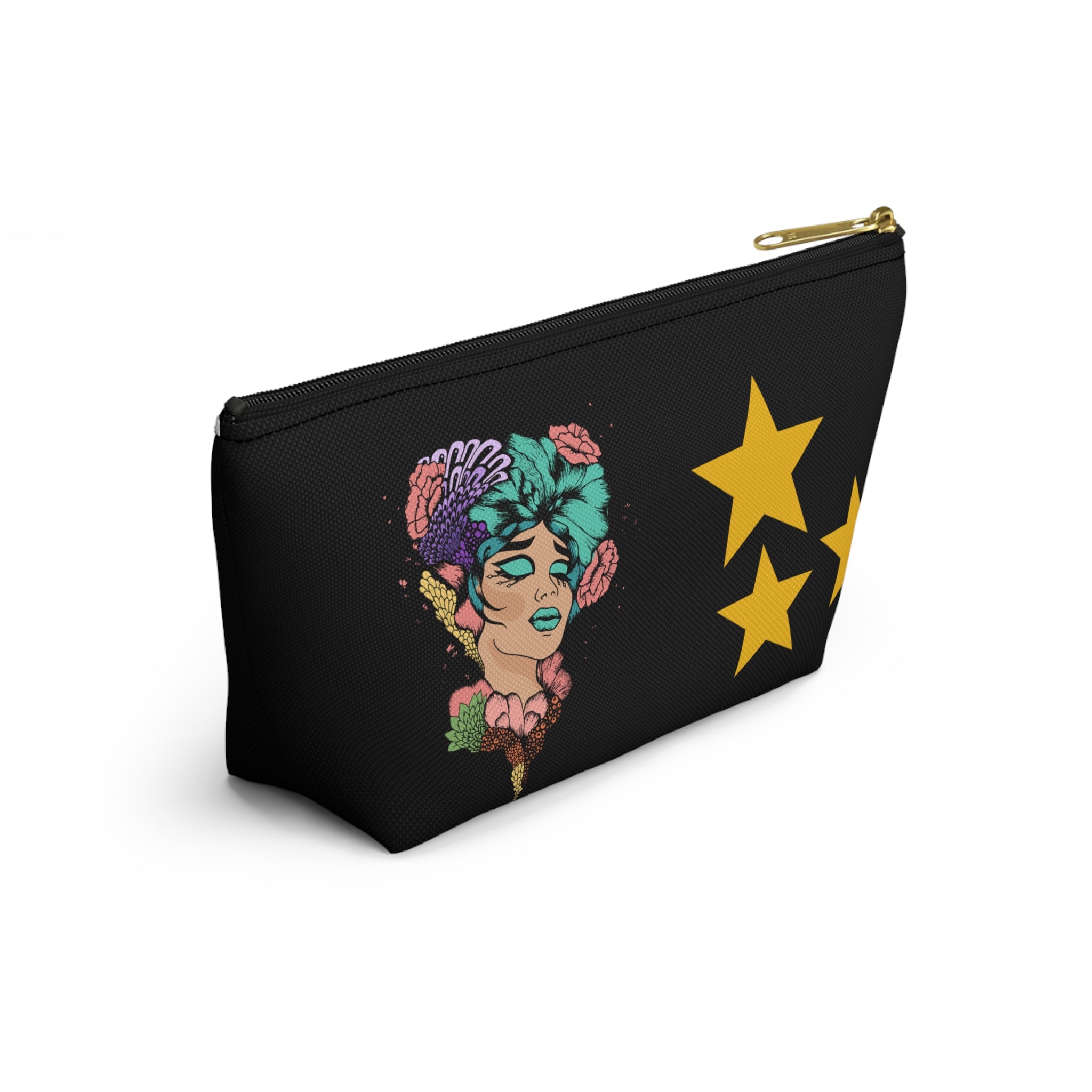 Accessory Pouch — Wild Hearts Co. Tropical Star Travel Makeup Bag