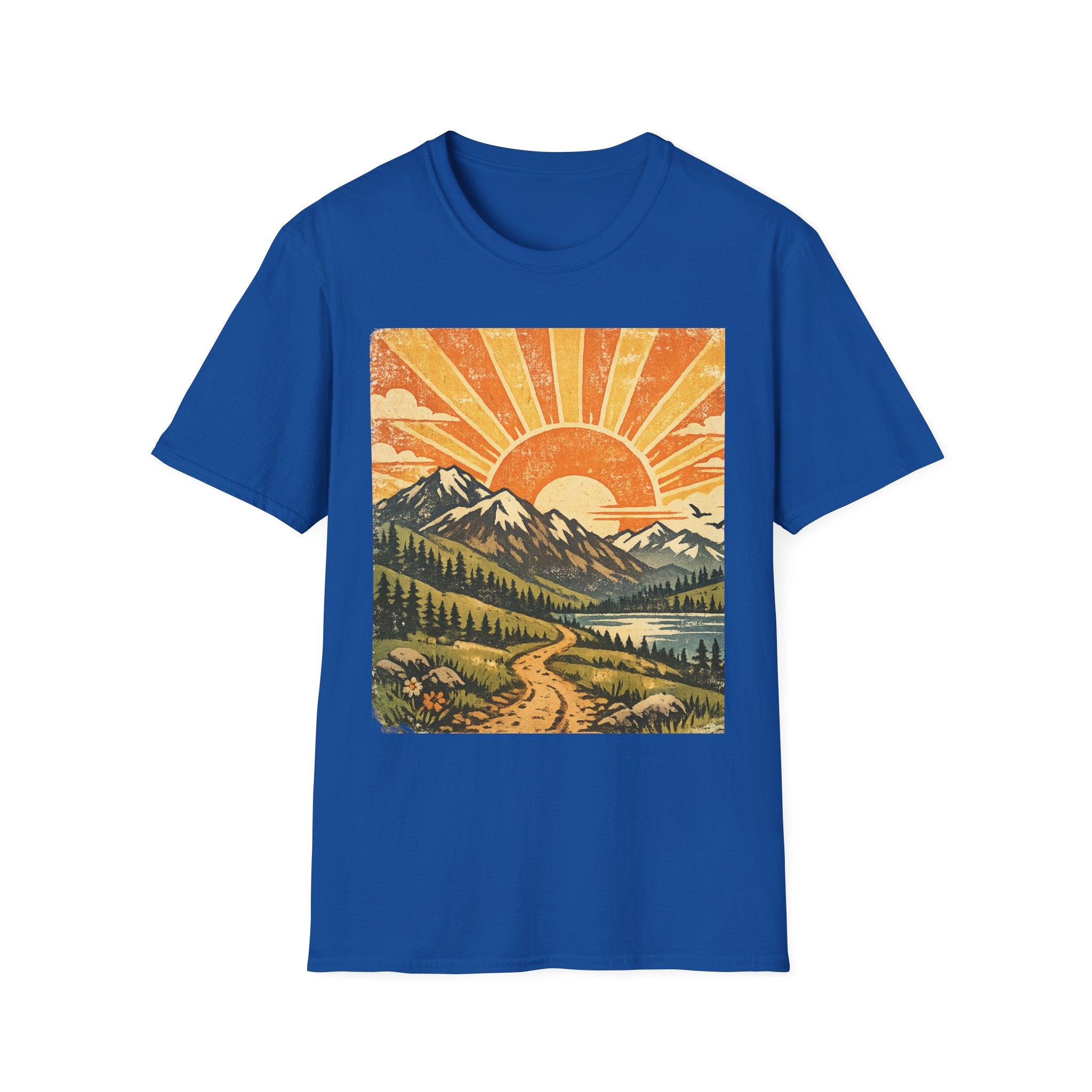Vintage Sunrise Mountain T-Shirt