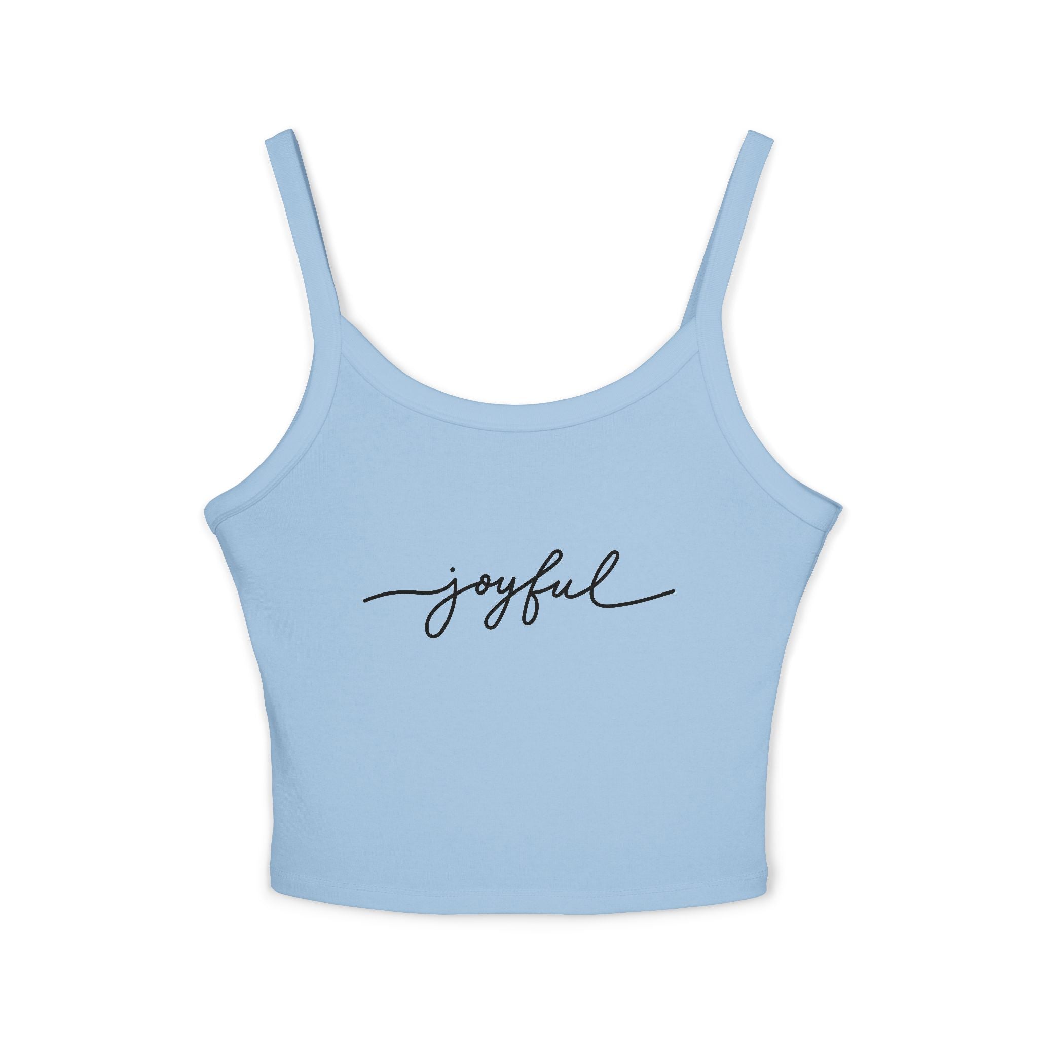 Spaghetti Tank Top — Sunset Campfire Scene