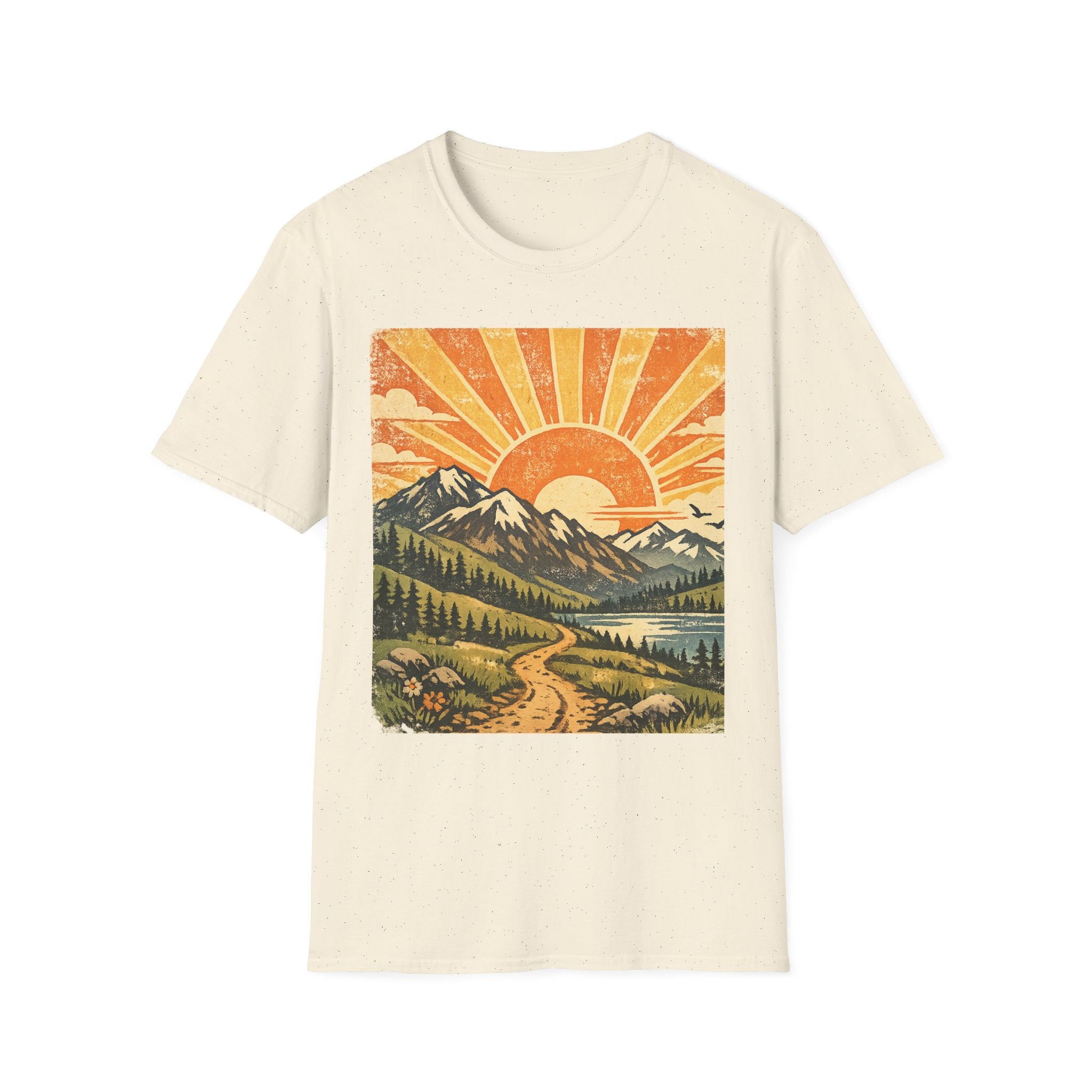 Vintage Sunrise Mountain T-Shirt