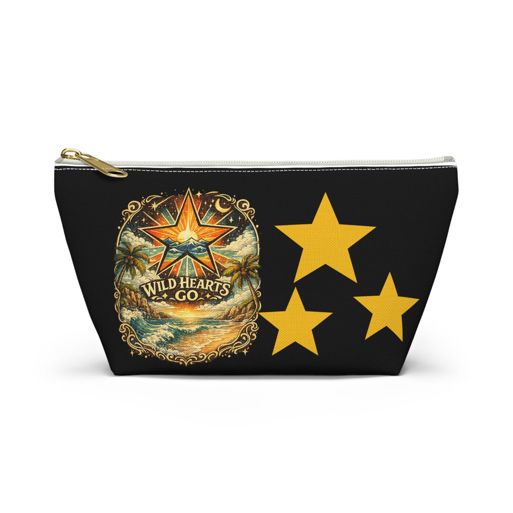 Accessory Pouch — Wild Hearts Co. Tropical Star Travel Makeup Bag