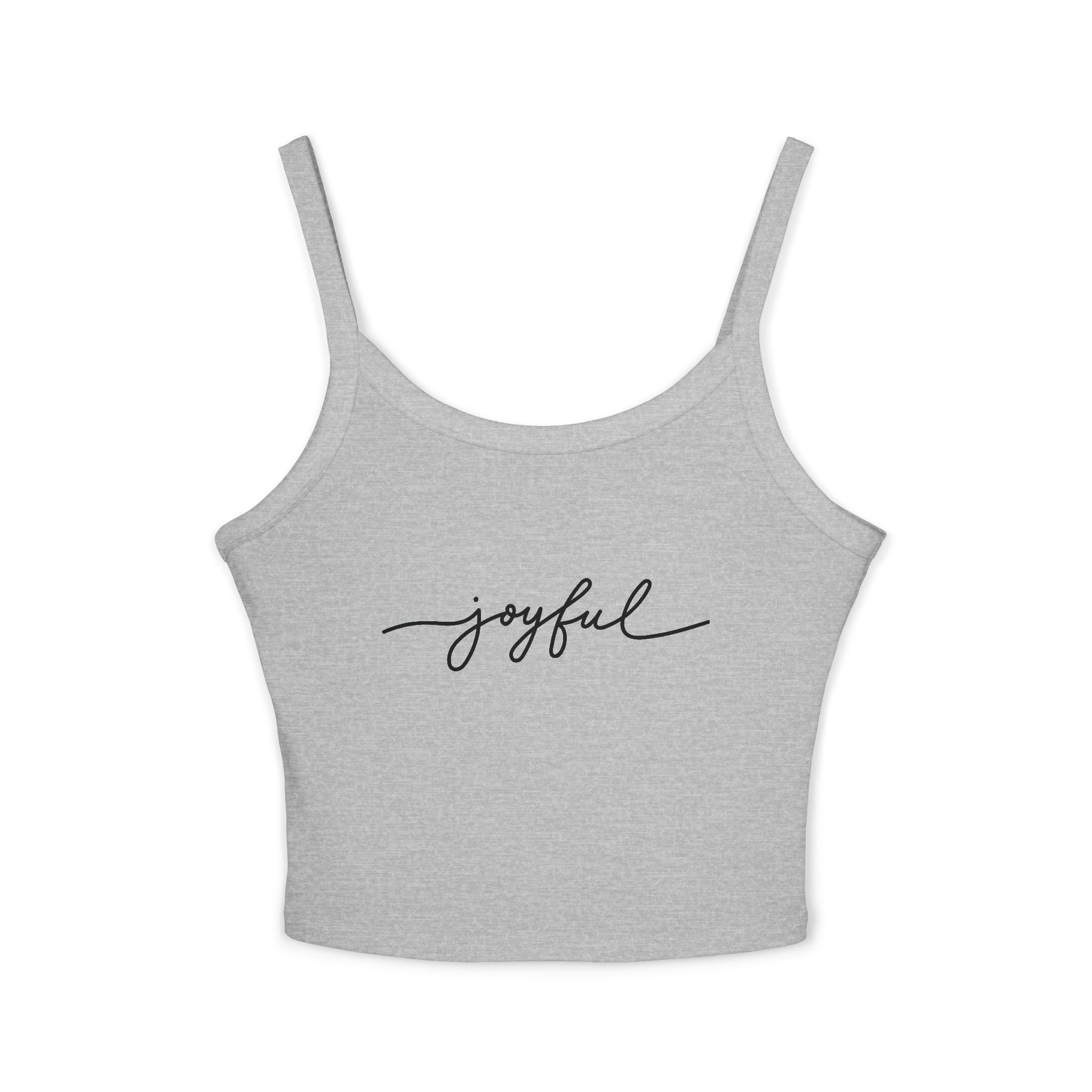 Spaghetti Tank Top — Sunset Campfire Scene