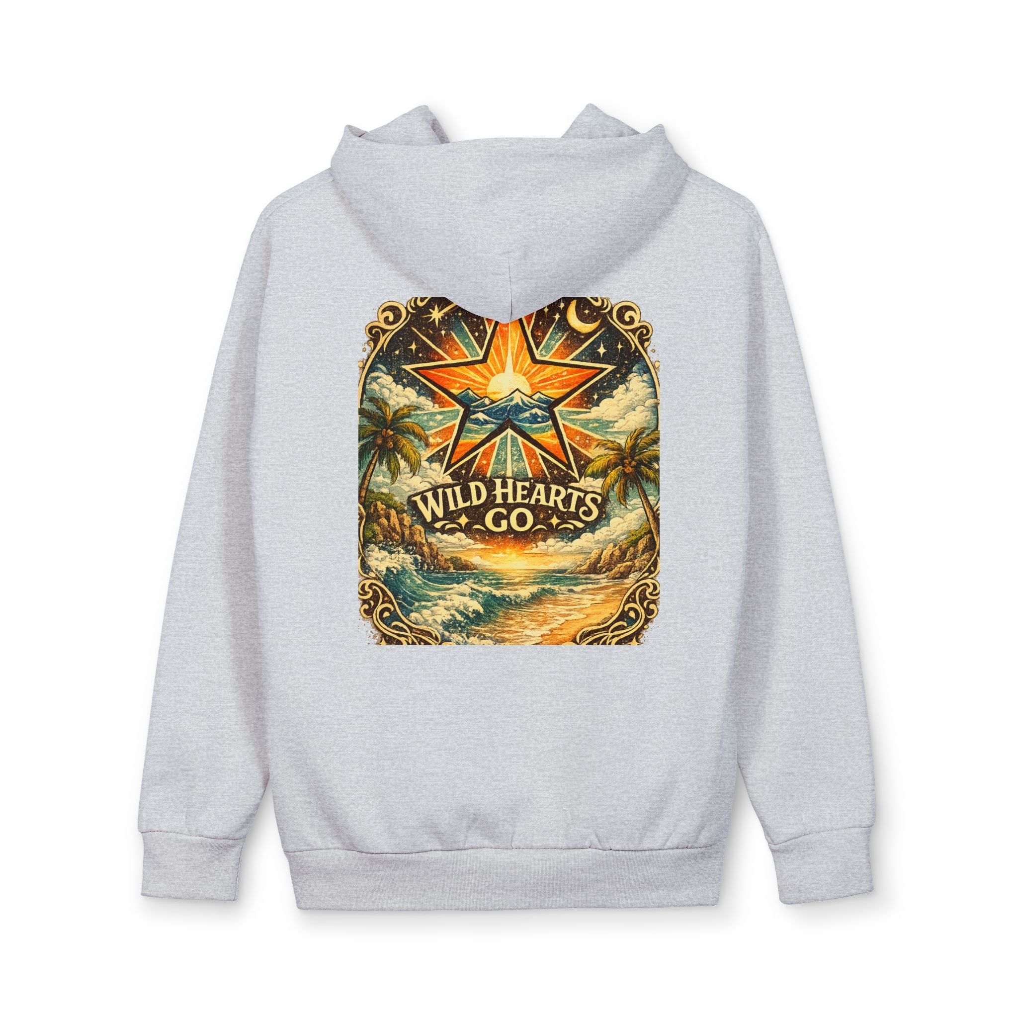 Lightning Star Hoodie — Wild Hearts Co. Surf Graphic Pullover