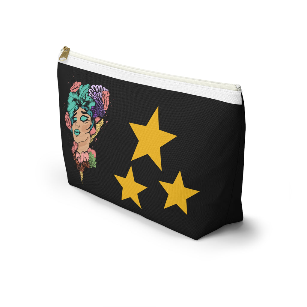 Accessory Pouch — Wild Hearts Co. Tropical Star Travel Makeup Bag