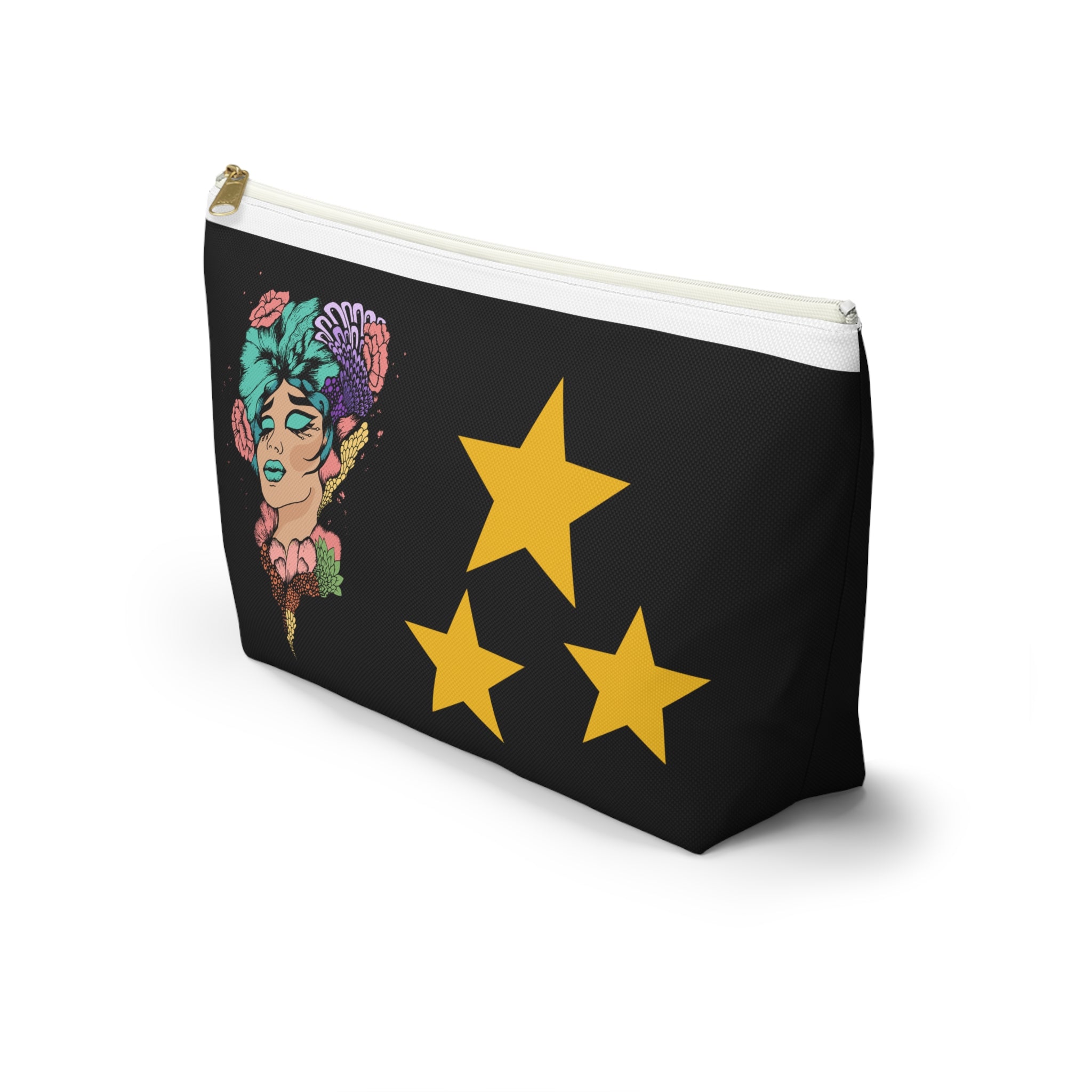 Accessory Pouch — Wild Hearts Co. Tropical Star Travel Makeup Bag