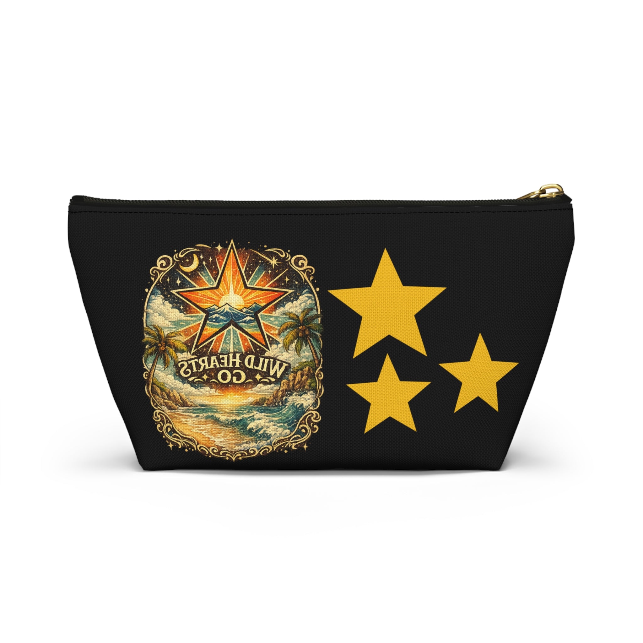 Accessory Pouch — Wild Hearts Co. Tropical Star Travel Makeup Bag
