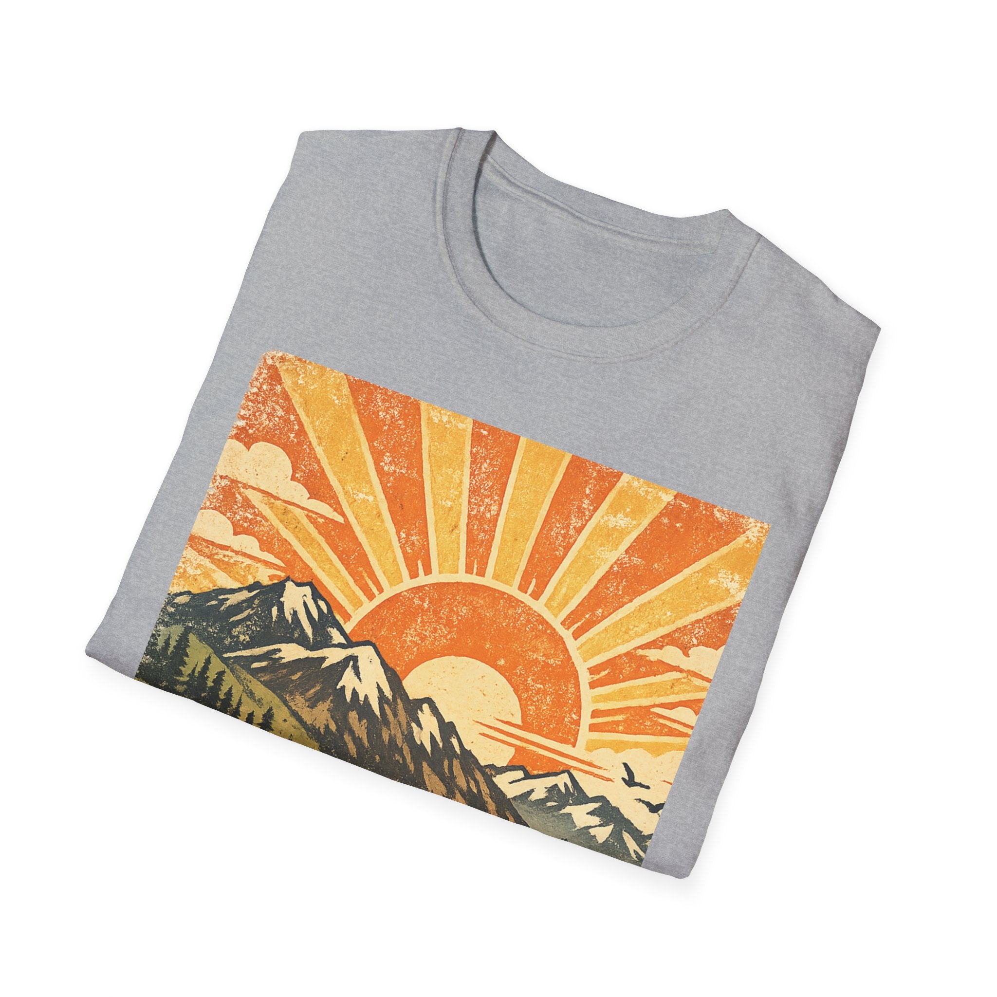 Vintage Sunrise Mountain T-Shirt