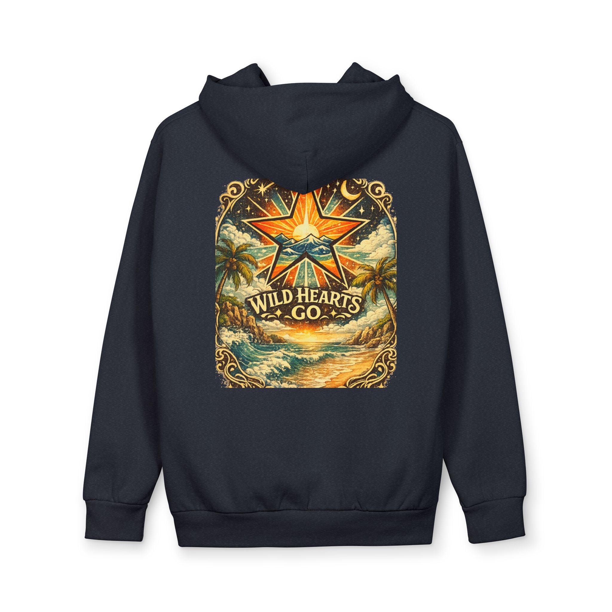 Lightning Star Hoodie — Wild Hearts Co. Surf Graphic Pullover