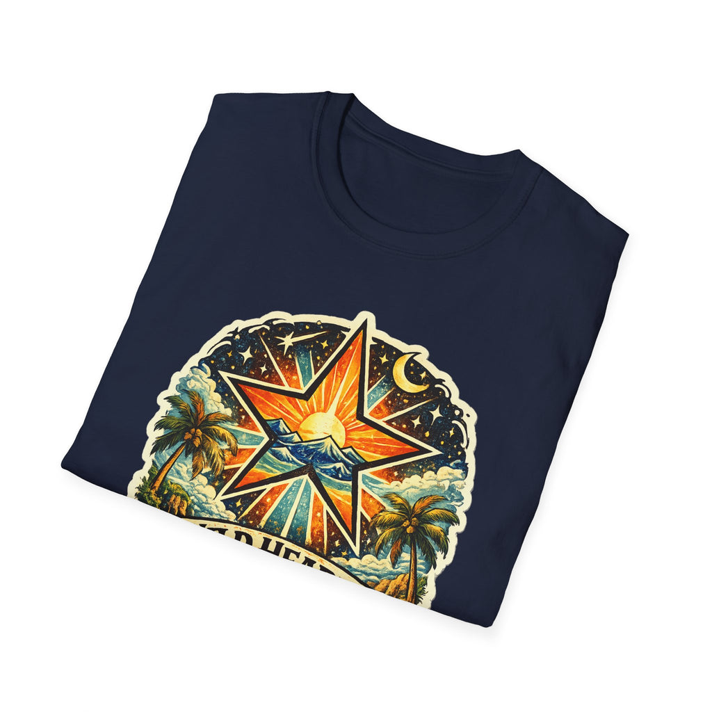 Wild Hearts Go T-Shirt — Vintage Surf Star Sunset Graphic Tee