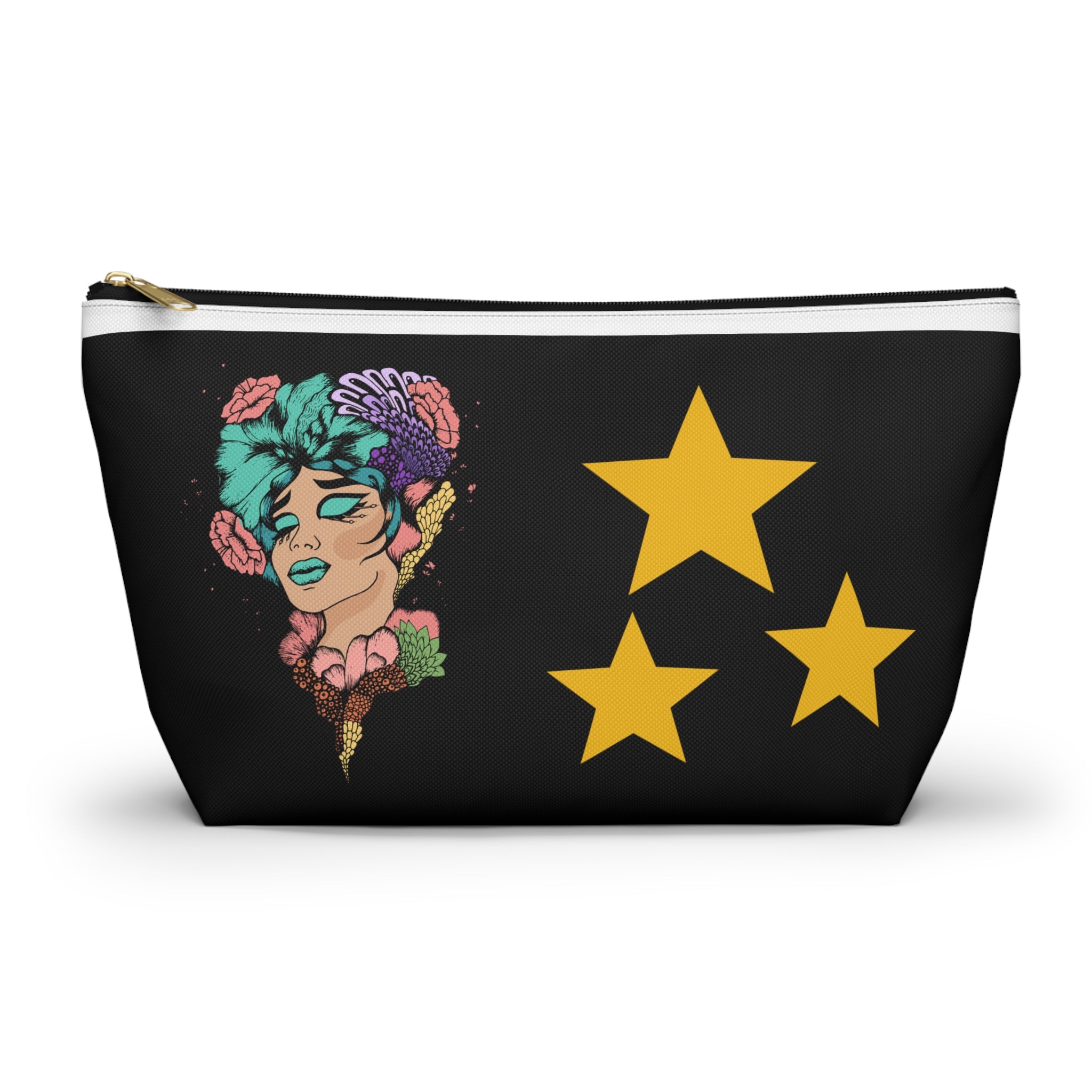 Accessory Pouch — Wild Hearts Co. Tropical Star Travel Makeup Bag