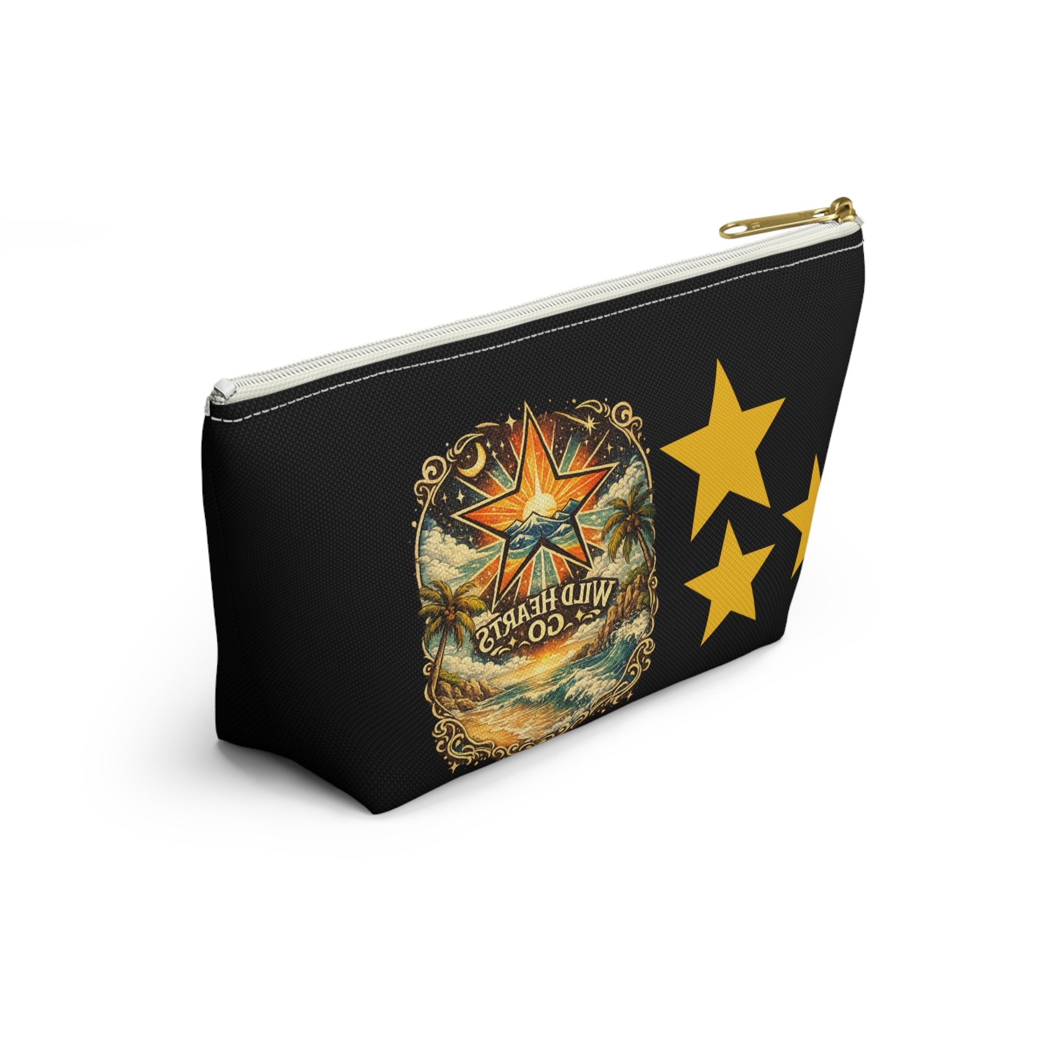 Accessory Pouch — Wild Hearts Co. Tropical Star Travel Makeup Bag