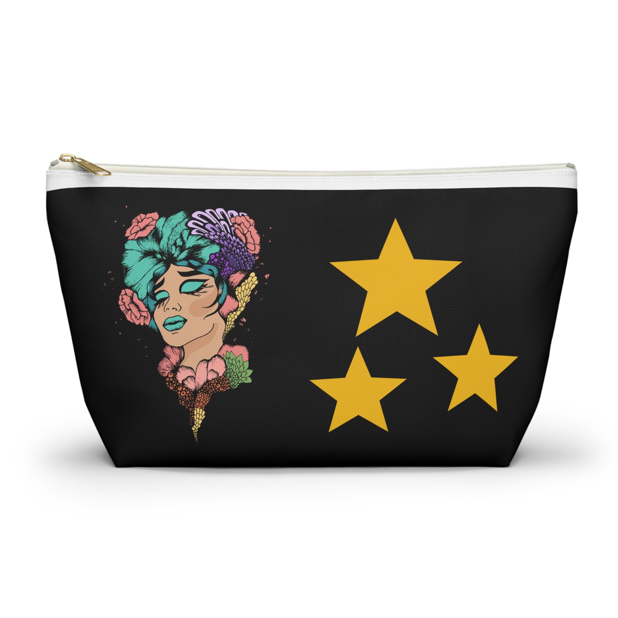 Accessory Pouch — Wild Hearts Co. Tropical Star Travel Makeup Bag