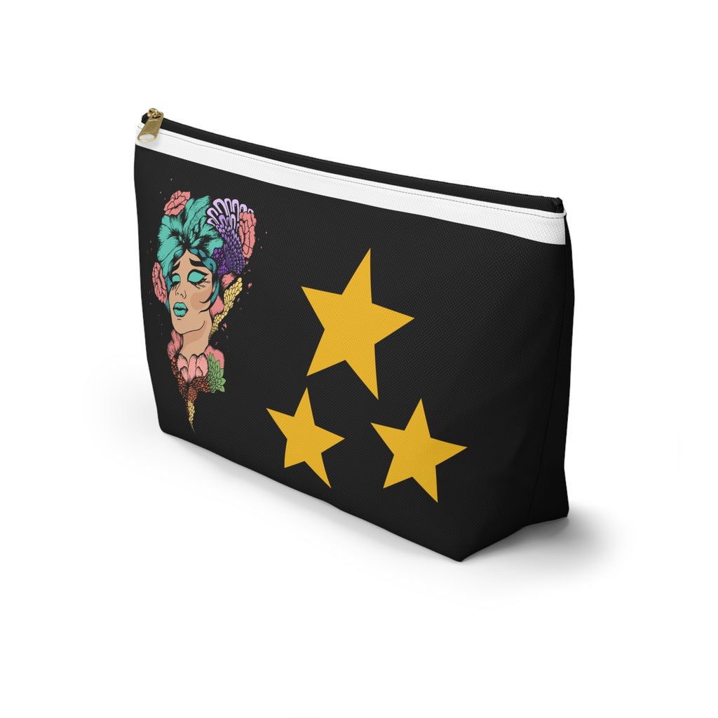 Accessory Pouch — Wild Hearts Co. Tropical Star Travel Makeup Bag