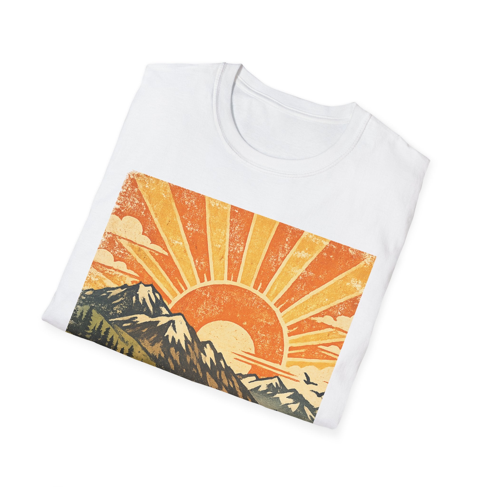 Vintage Sunrise Mountain T-Shirt