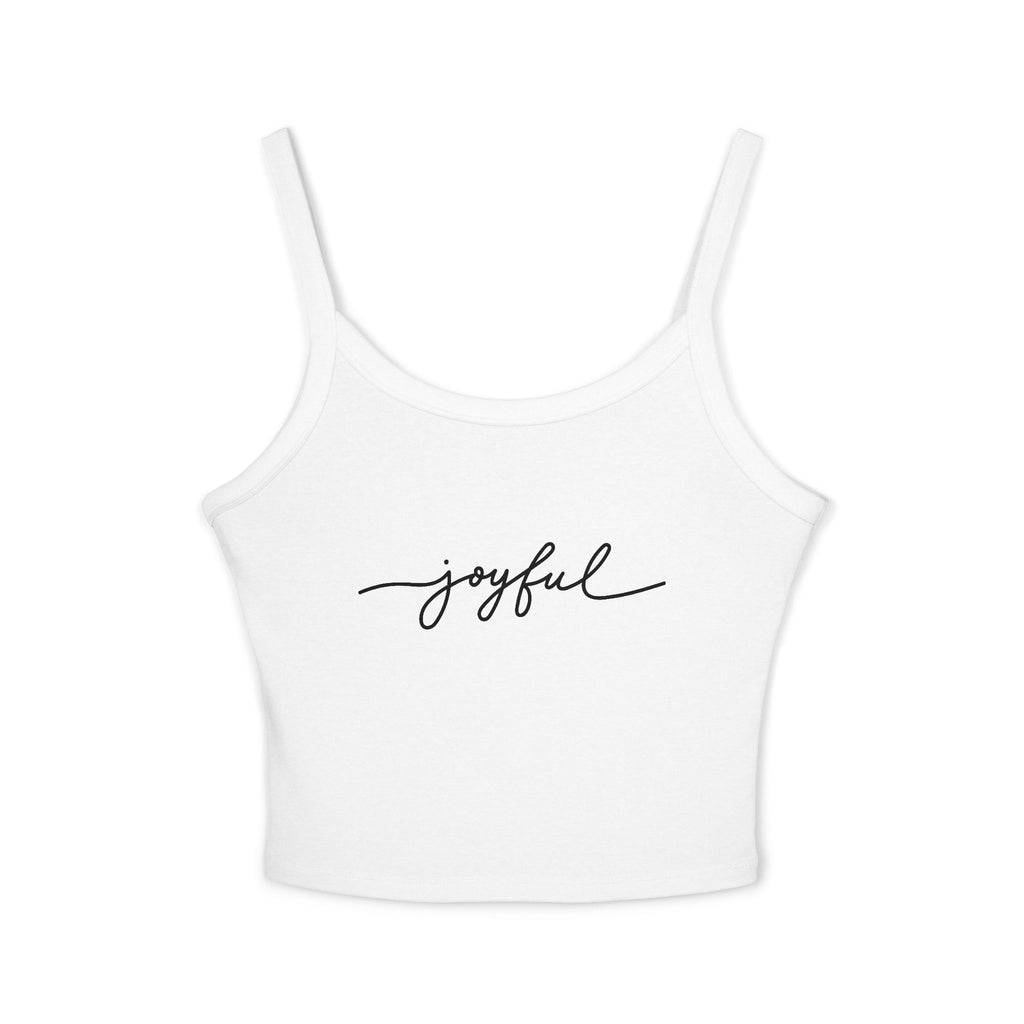 Spaghetti Tank Top — Sunset Campfire Scene