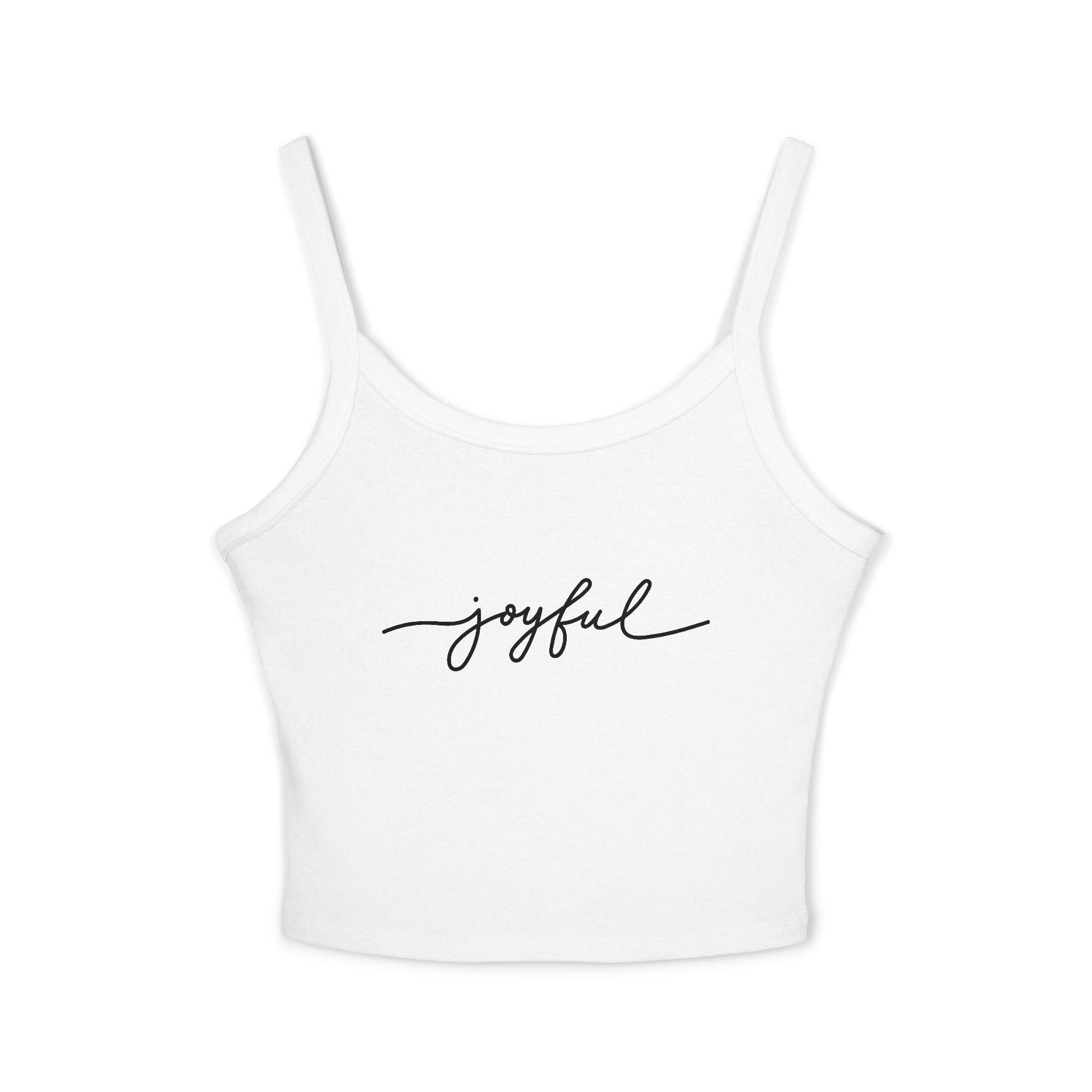 Spaghetti Tank Top — Sunset Campfire Scene