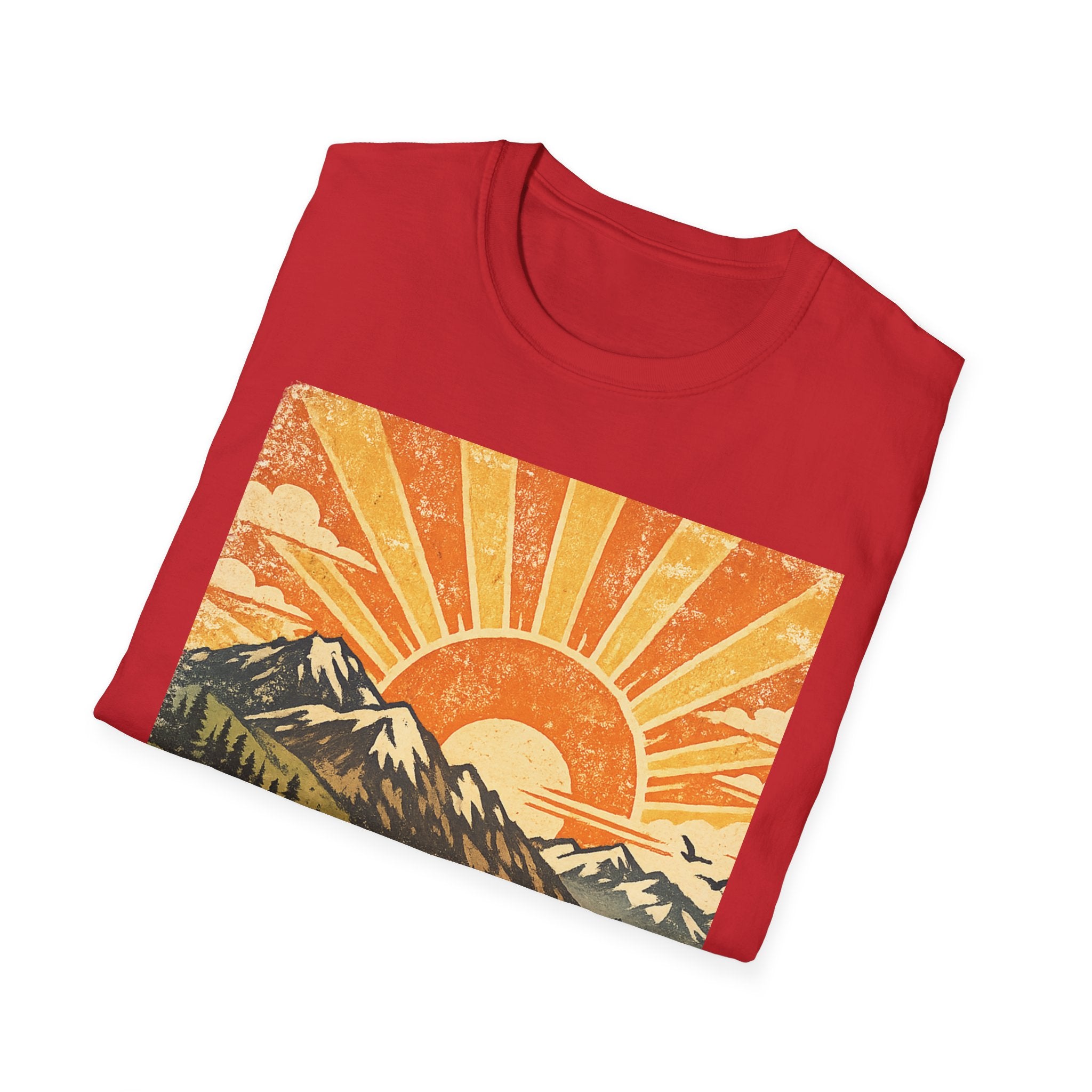Vintage Sunrise Mountain T-Shirt