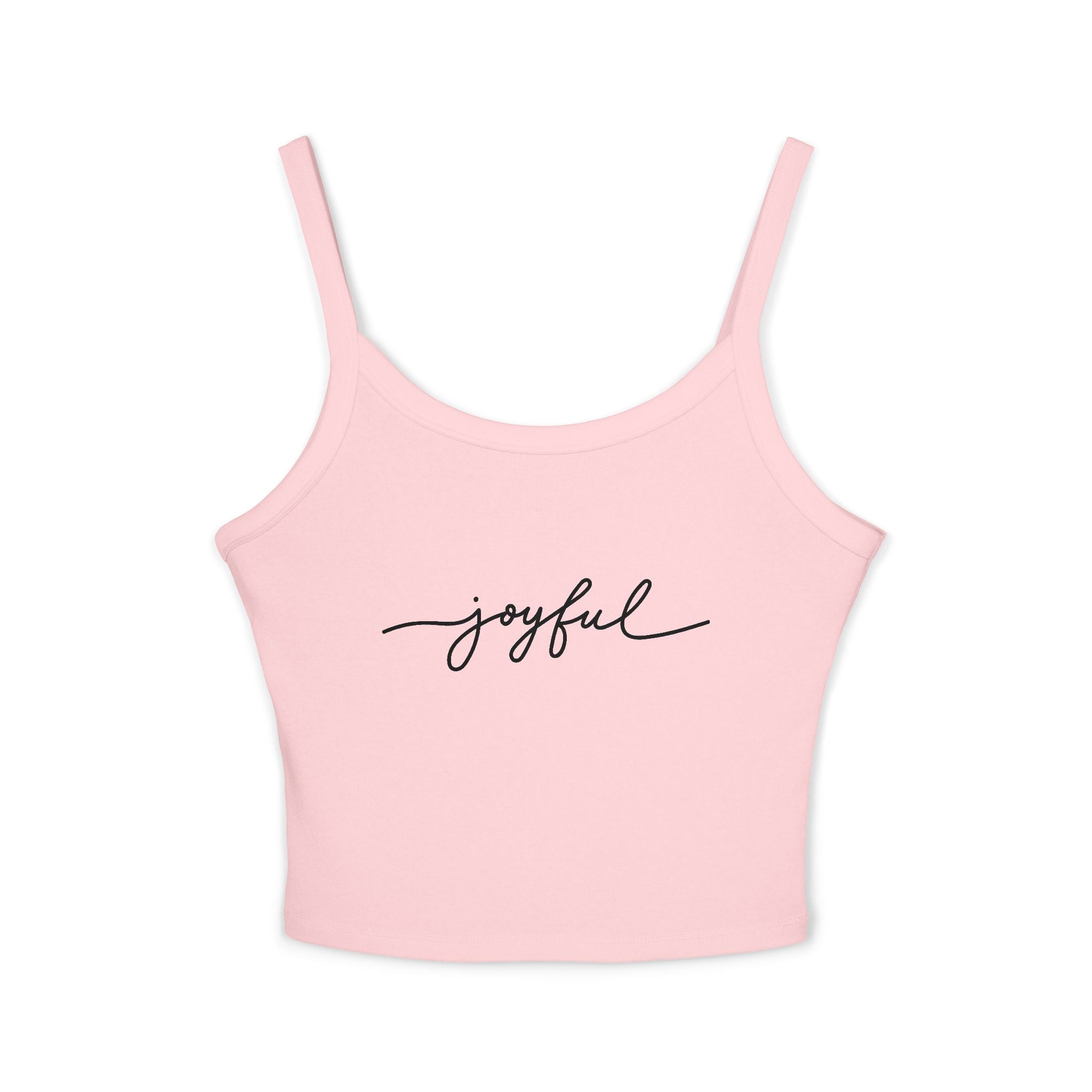 Spaghetti Tank Top — Sunset Campfire Scene