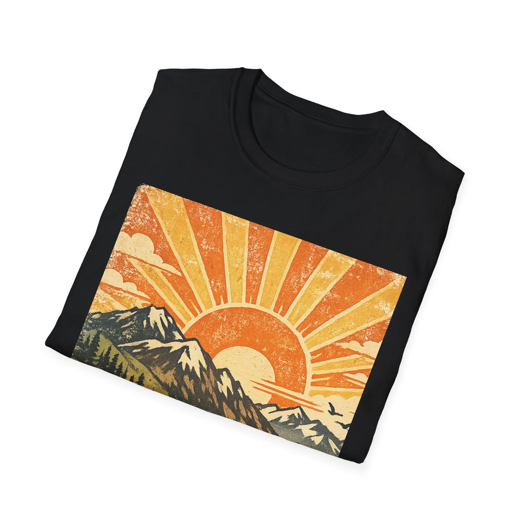 Vintage Sunrise Mountain T-Shirt