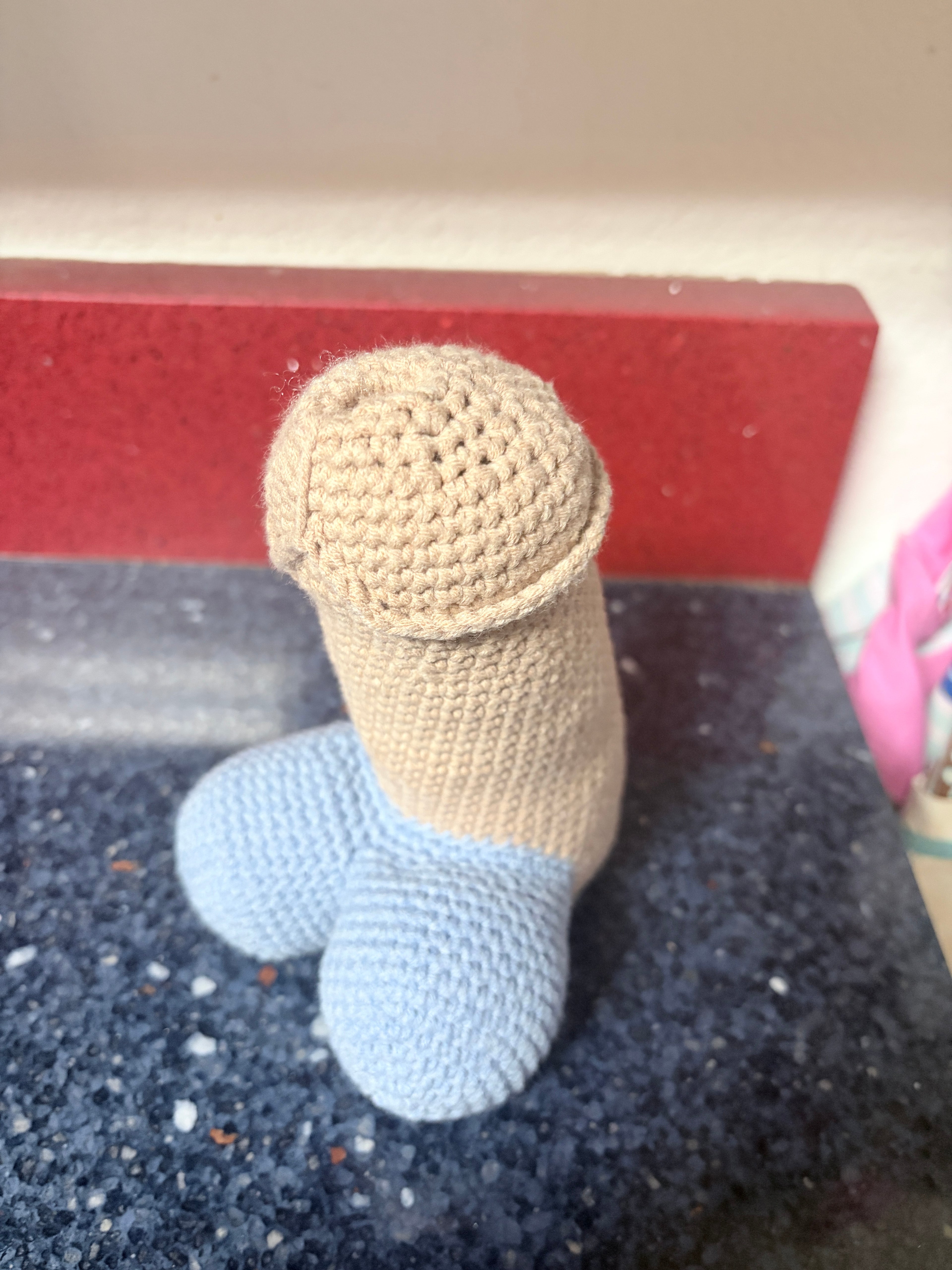 Crochet Penis Blue Balls