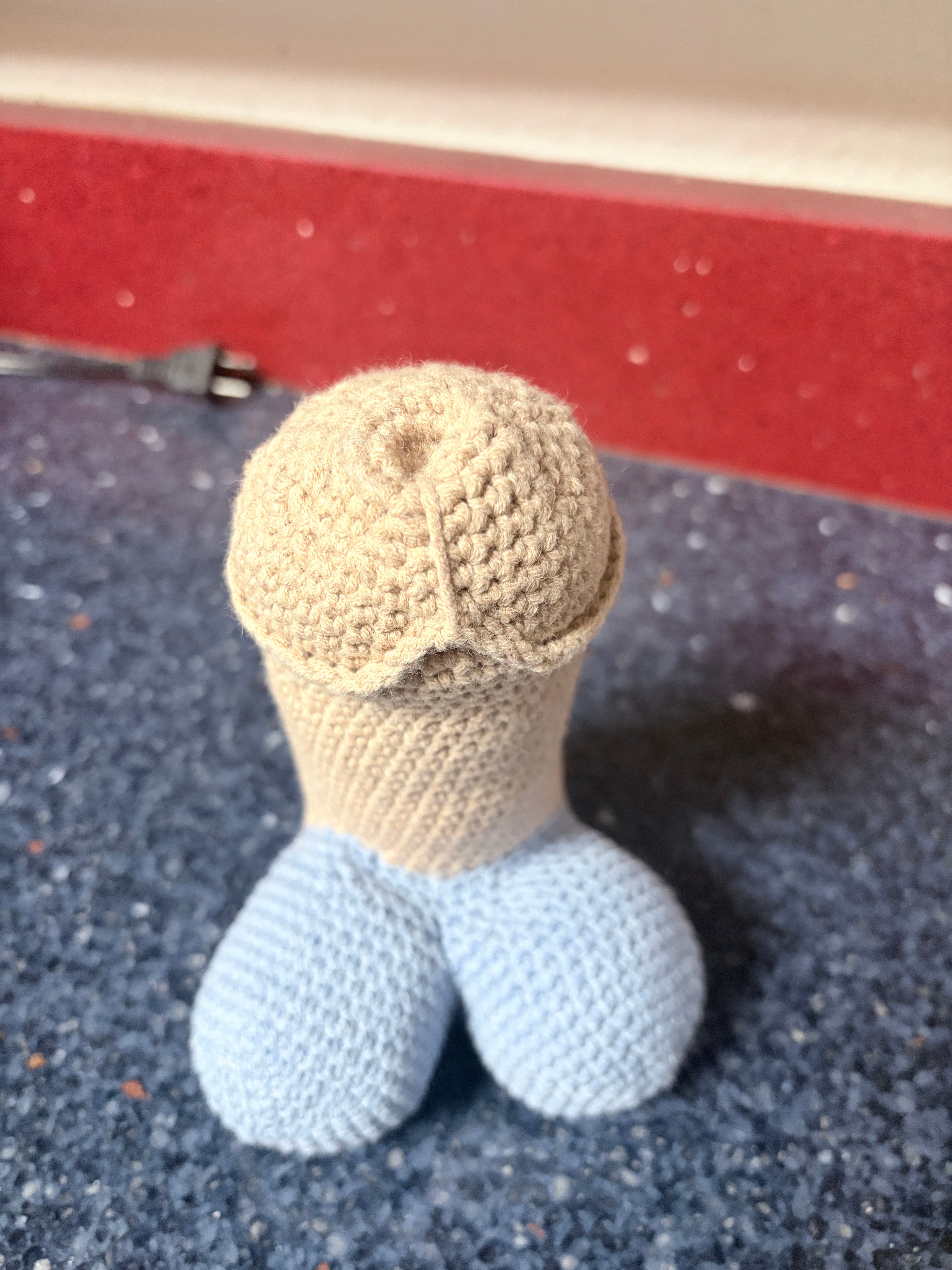 Crochet Penis Blue Balls