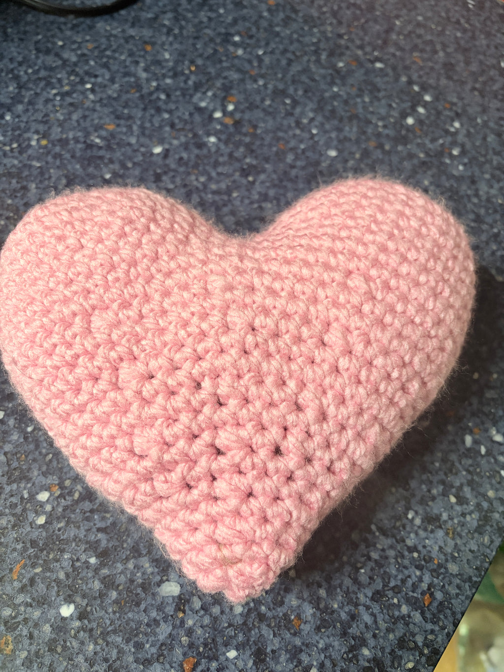Crochet Pink Heart