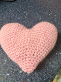 Crochet Pink Heart