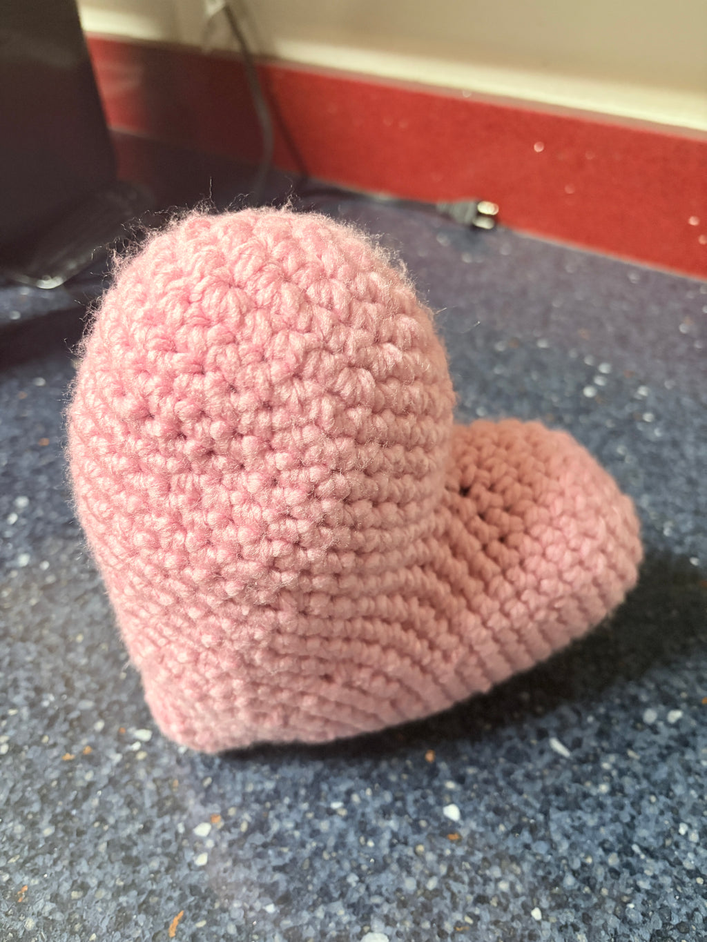 Crochet Pink Heart