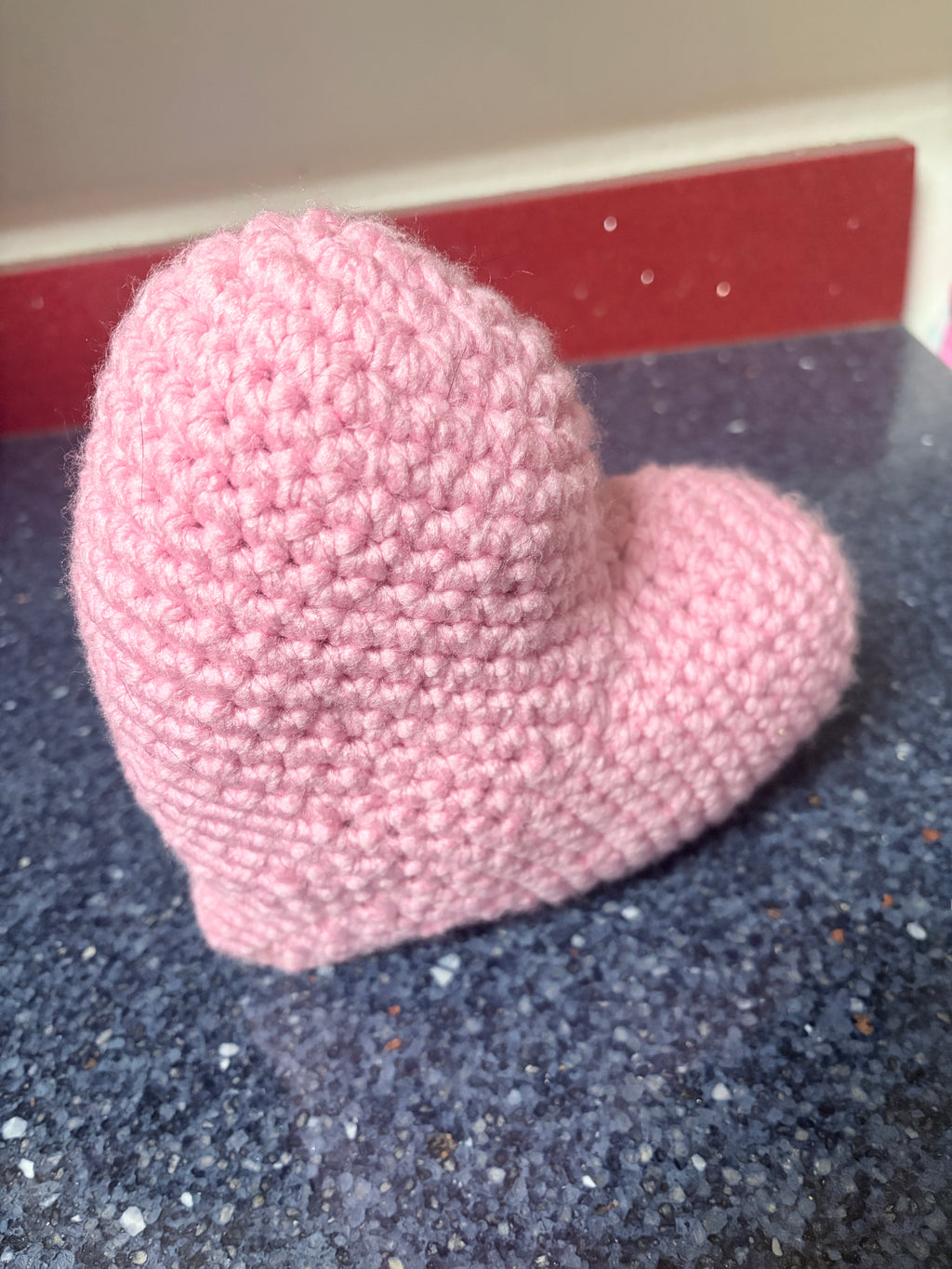 Crochet Pink Heart