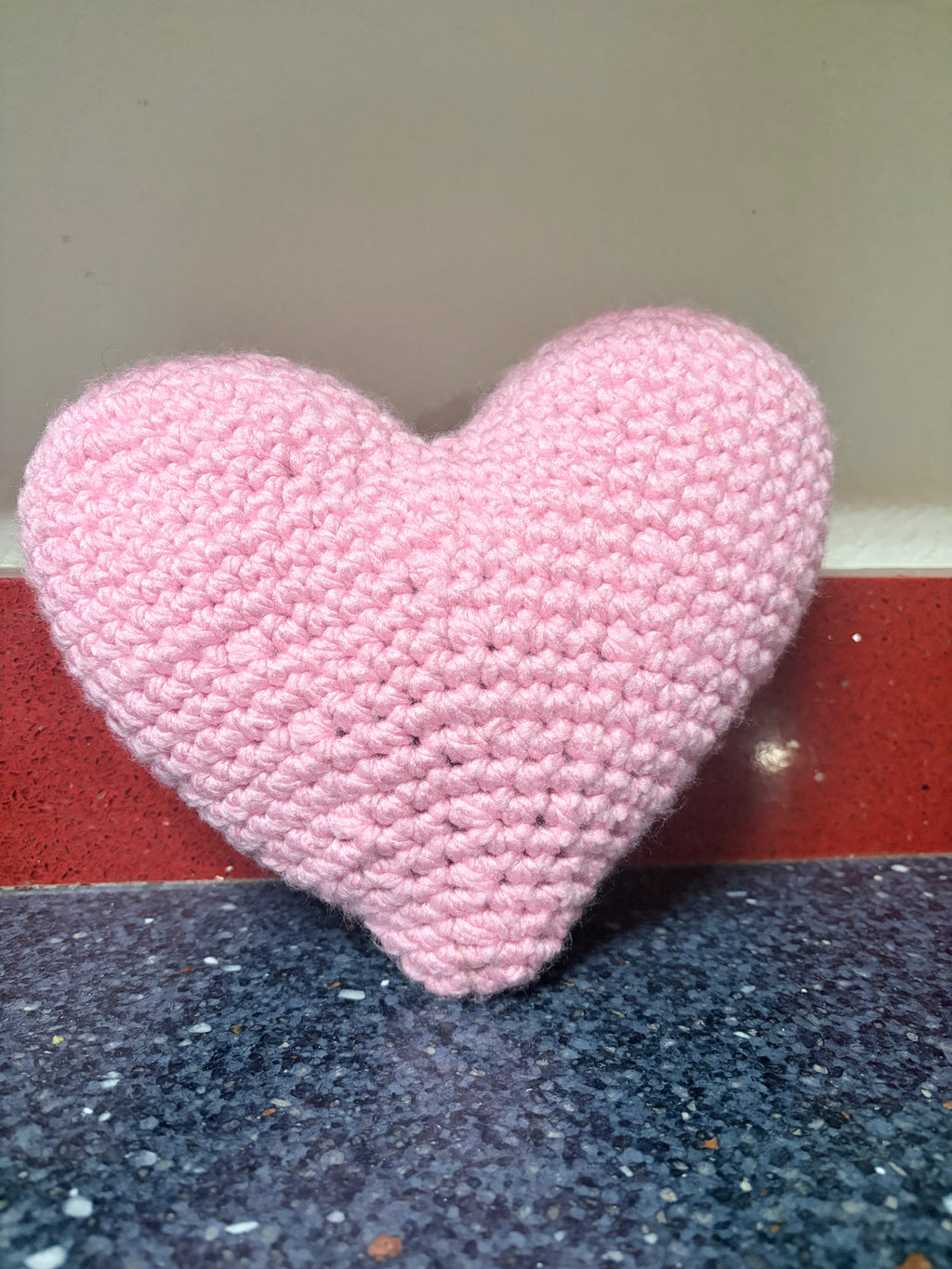 Crochet Pink Heart